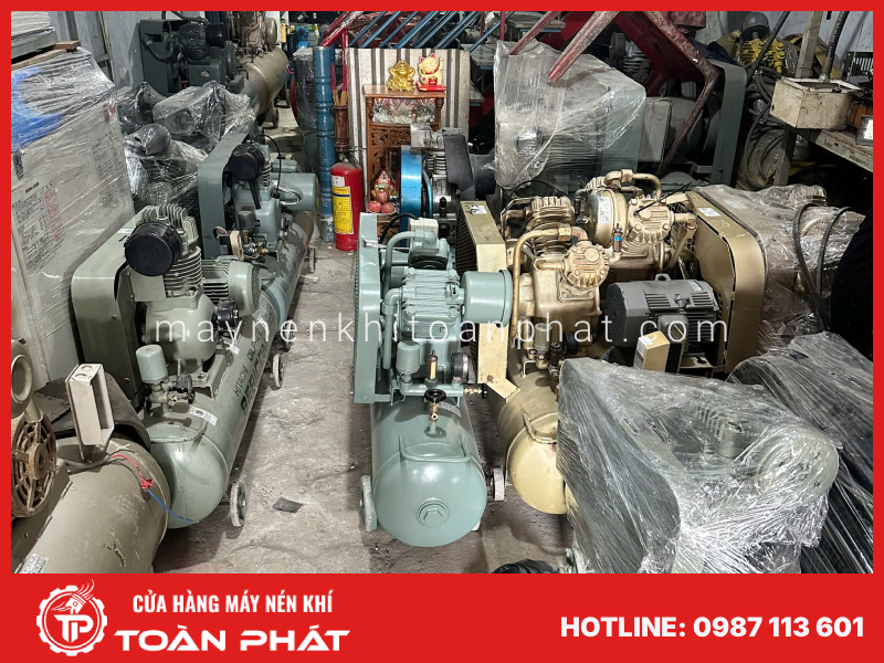 Kho máy nén khí nhật bãi tại Đồng Nai