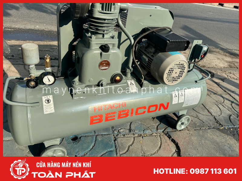 Máy nén khí Hitachi bãi Nhật 20HP
