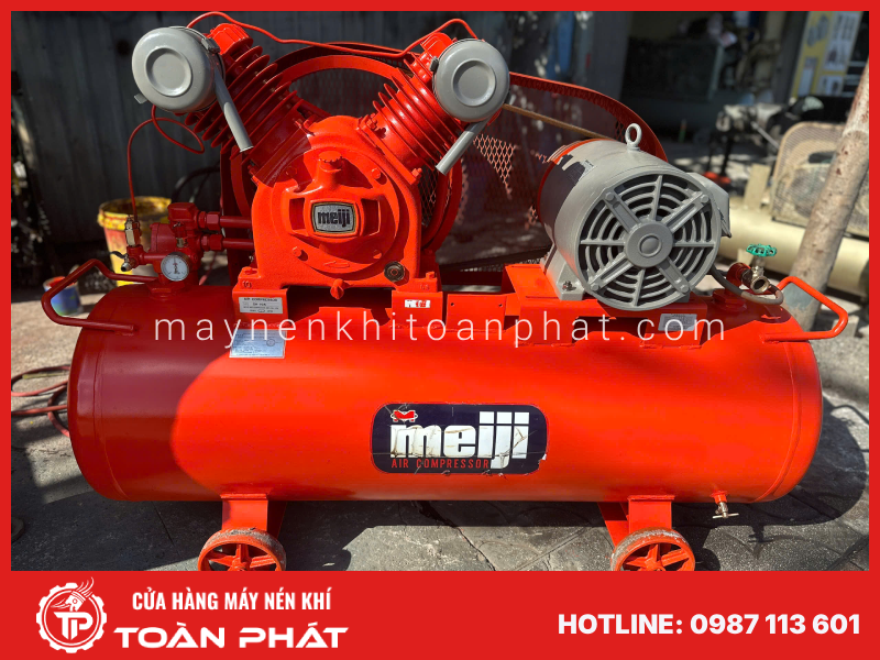 Hình ảnh thực tế đội ngũ tư vấn máy nén khí Hitachi bãi Nhật Máy nén khí bãi Nhật Meji