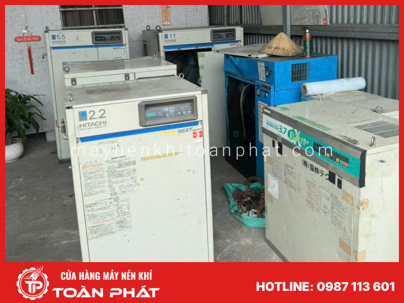 máy nén khí nhật bãi tại Bình Dương