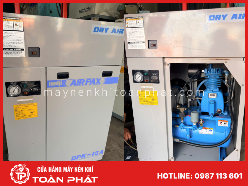 Kiểm tra hiệu suất định kỳ của hệ thống máy nén khí cách âm Máy nén khí cách âm đã qua sử dụng