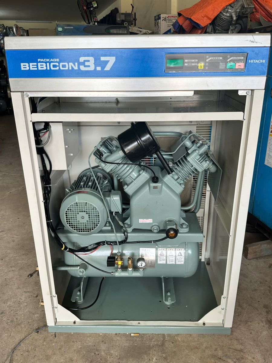 Quy trình kiểm tra kỹ thuật định kỳ cho máy nén khí Máy nén khí cách âm HITACHI BEBICON 10HP