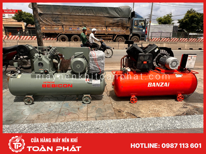 Máy nén khí cũ nhật bãi