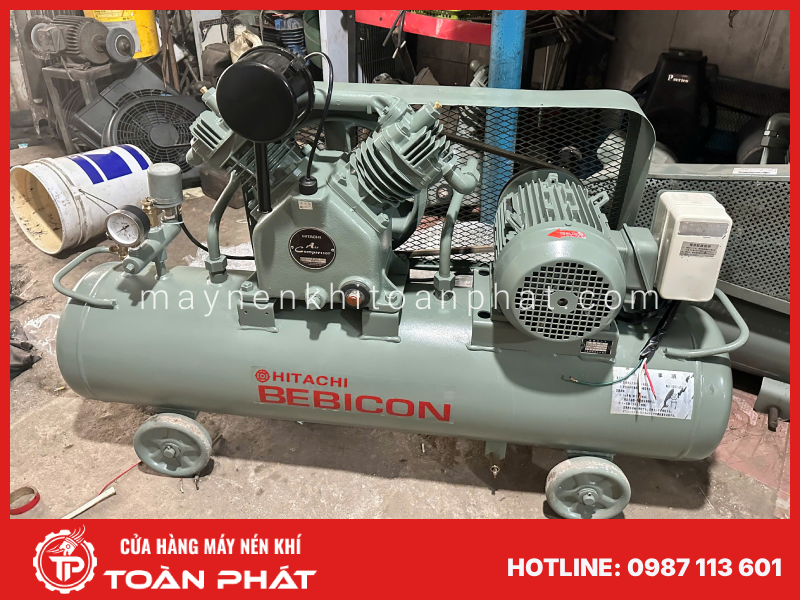Máy nén khí hitachi bãi nhật 7,5hp