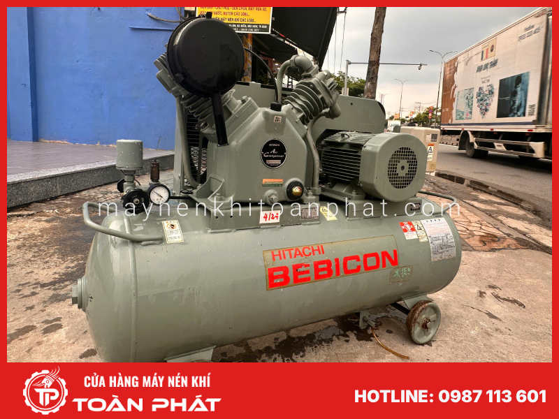 Máy nén khí hitachi nhật bãi piston
