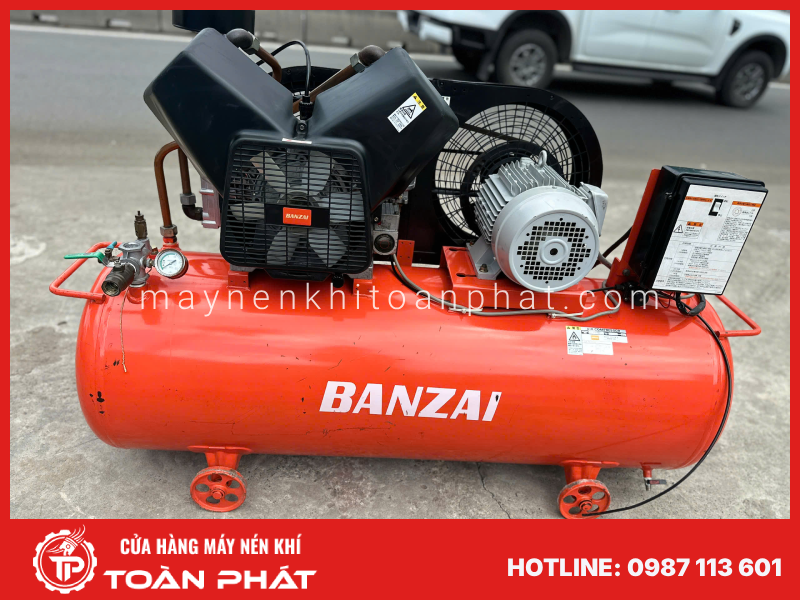 Máy nén khí nhật bãi Banzai