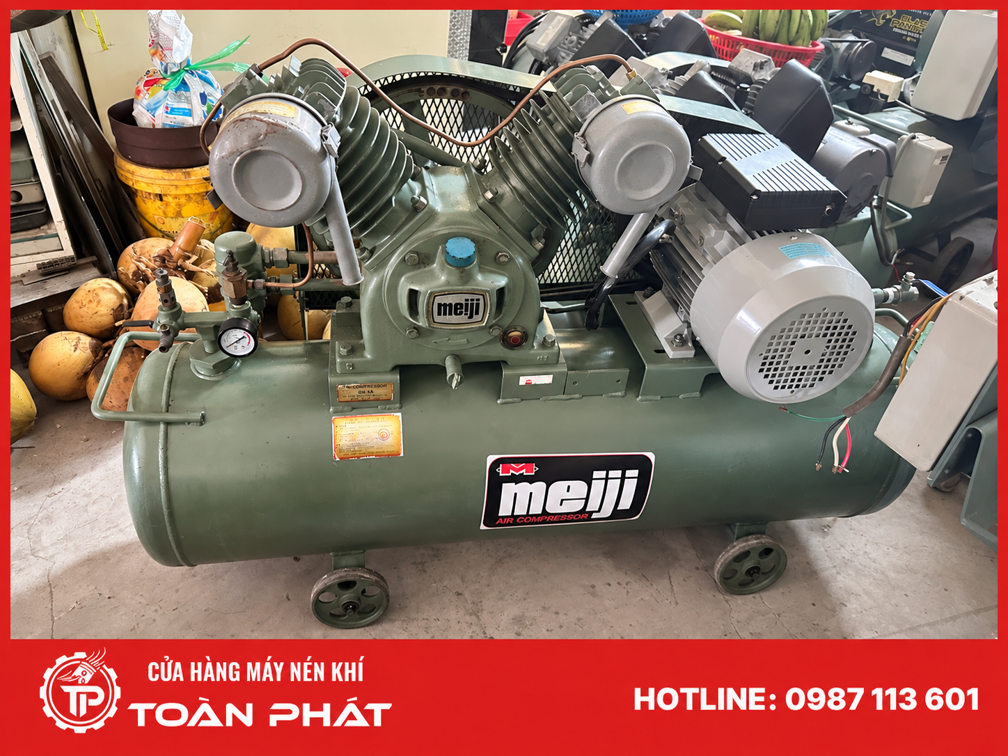 Tổng quan các dòng máy nén khí nhật bãi chất lượng cao Tổng quan dòng máy nén khí nhật bãi giá rẻ