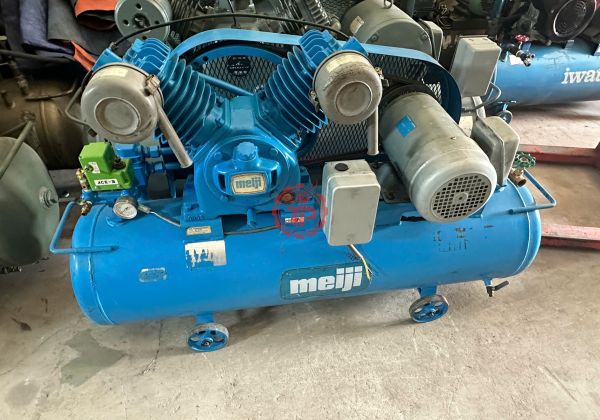 Máy nén khí nhật bãi Meiji 5HP (3.7kw) 120lit