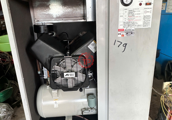 Máy nén khí piston cách âm nhật bãi Anest Iwata 5HP