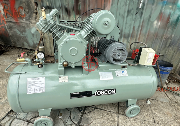 Máy nén khí Toshiba Toscon nhật bãi 5hp(3.7kw) 260lit