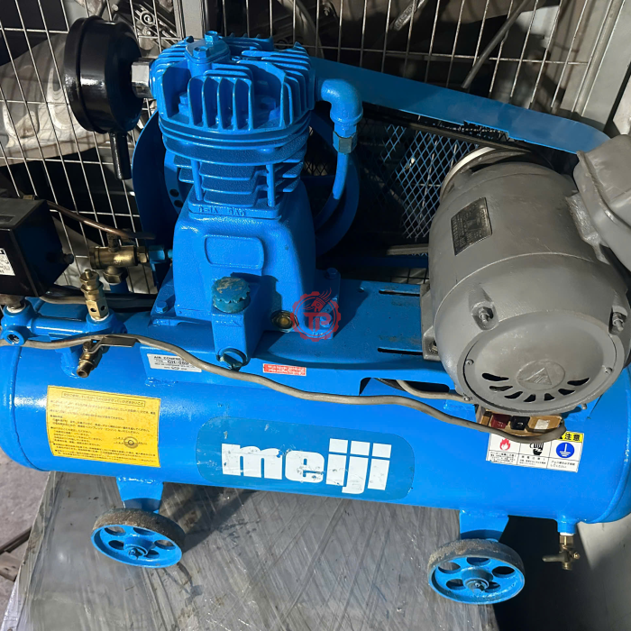 Máy nén khí Meiji nhật bãi 0,75kw 1pha 220v