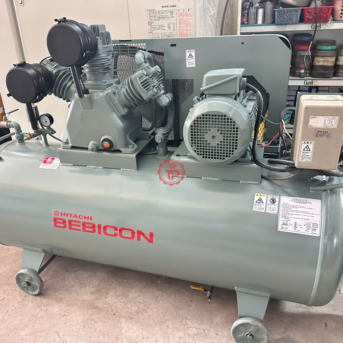 Máy nén khí piston HITACHI BEBICON 10HP(7.5kw) 500lit 2 cấp